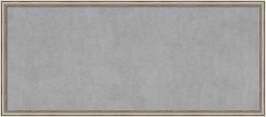 Amanti Art Silver Framed Magnetic Board 22x50 Oversize Vision Board by AmantiArt