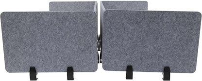 ReFocus Raw Clamp-On Acoustic Desk Divider Mounted Privacy Panel Set – Reduce - Image 8