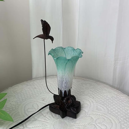 Bieye LS08 Lily Flower Blown Glass Lampshade - Image 5