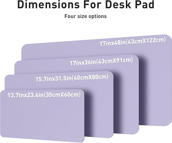 Leather Desk Pad Protector, Mouse Pad, Office Desk Mat, Non-Slip PU Leather - Image 7