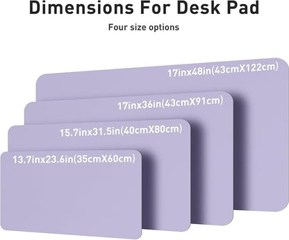 Leather Desk Pad Protector, Mouse Pad, Office Desk Mat, Non-Slip PU Leather - Image 7