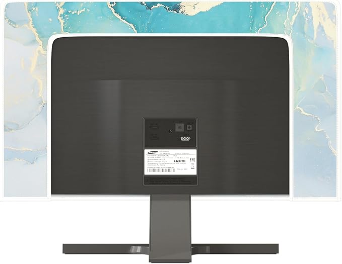 Baocicco Blue Green Marble TV Display Screen Cover 55 Inch Creative Anti-Static - Image 5