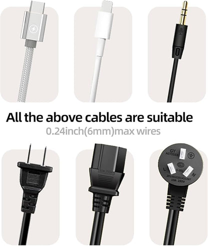 ITUGOU 11PCS Cable Management Cord Holder Organizer, Magnetic Cable Clips - Image 8