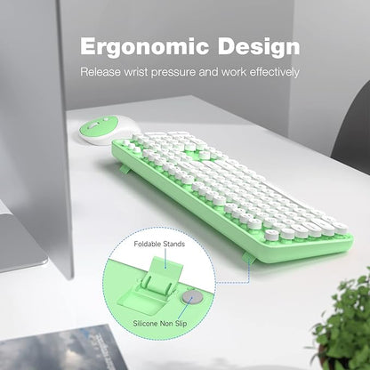 MOFII Wireless Keyboard and Mouse Combo, Computer Full Size 2.4G Plug and Play - Image 3
