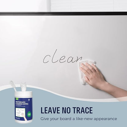 Loukin Whiteboard Cleaning Wipes, Dry Erase Board Cleaning Wipes, Non-toxic - Image 3
