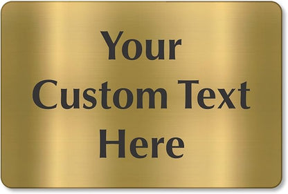 SmartSign Custom Brass Sign - Image 6