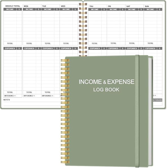 Heveboik Income & Expense Log Book by Heveboik