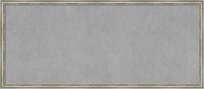 Amanti Art Silver Framed Magnetic Board 22x50 Oversize Vision Board by AmantiArt