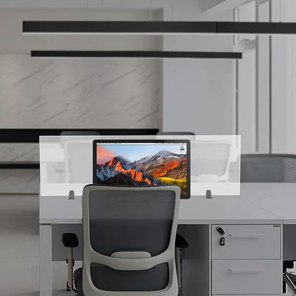 Desk Divider, Acrylic Desk Privacy Panels, Privacy Desk Screen, Frosted Acrylic - Image 7