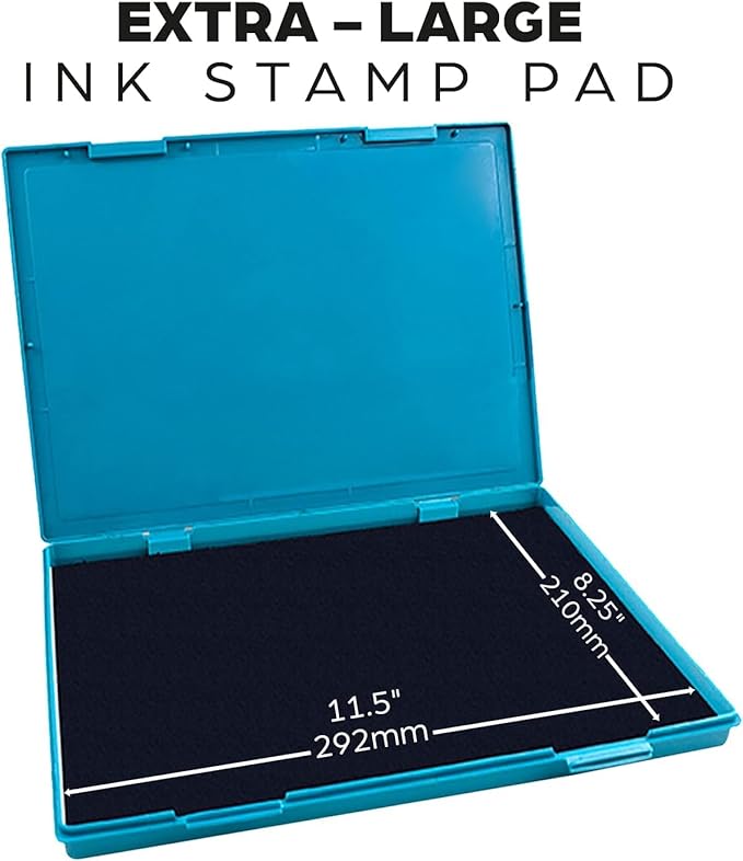 MaxMark Extra Large Crimson Red Ink Stamp Pad - Image 2