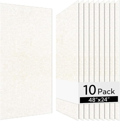 Olanglab Acoustic Wall Panels 10 Pack, 48 x 24 per Acoustic Panels Sound by Olanglab