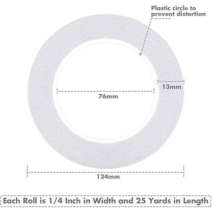 cridoz Double Sided Adhesive Tape, 9 Rolls Double-Side Craft Tape - Image 4