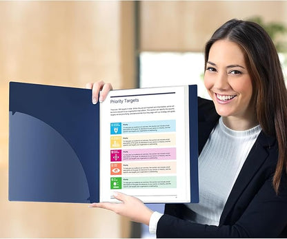 Dunwell Presentation Binder 12-Pocket, Displays 24 Pages, 8.5x11 Portfolio - Image 9