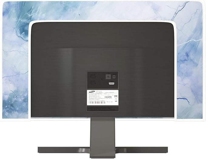 Baocicco Fashion Haze Blue Marble Screen TV Cover 32 Inch Full Body Cover - Image 5