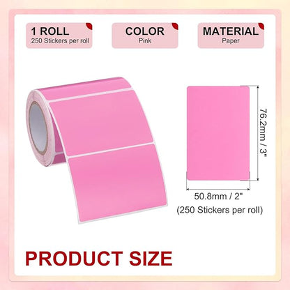 PATIKIL 2 x 3 Inch Rectangle Inventory Color Coding Labels 1 Roll, Square - Image 2