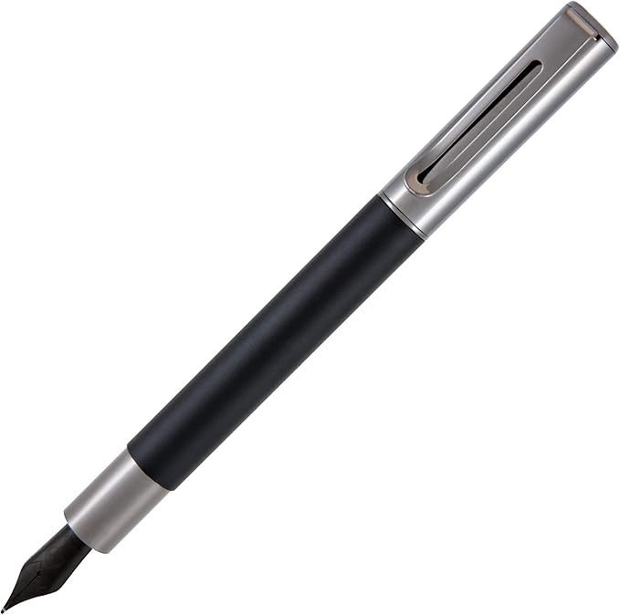 Monteverde USA Ritma Fountain Pen in Black – Fine Nib Smooth JoWo Stainless by Monteverde