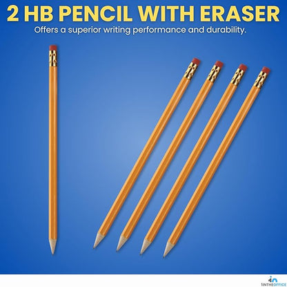 1InTheOffice Pre Sharpened Pencils #2, Pencils - Image 2