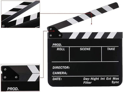 Coolbuy112 Movie Directors Clapboard, Photography Studio Video TV Acrylic - Image 5