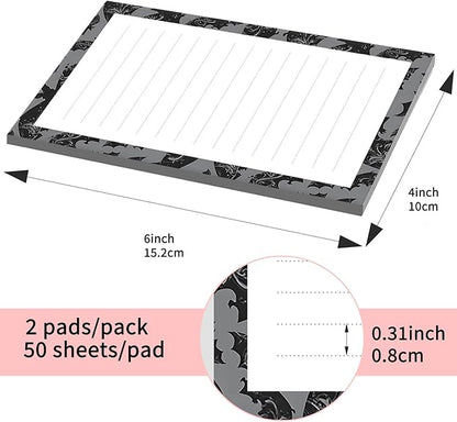 SXboxing Sticky Notes 4X6 Inches, 2 Pack Large Cute Self-Stick Pads, Bright - Image 4