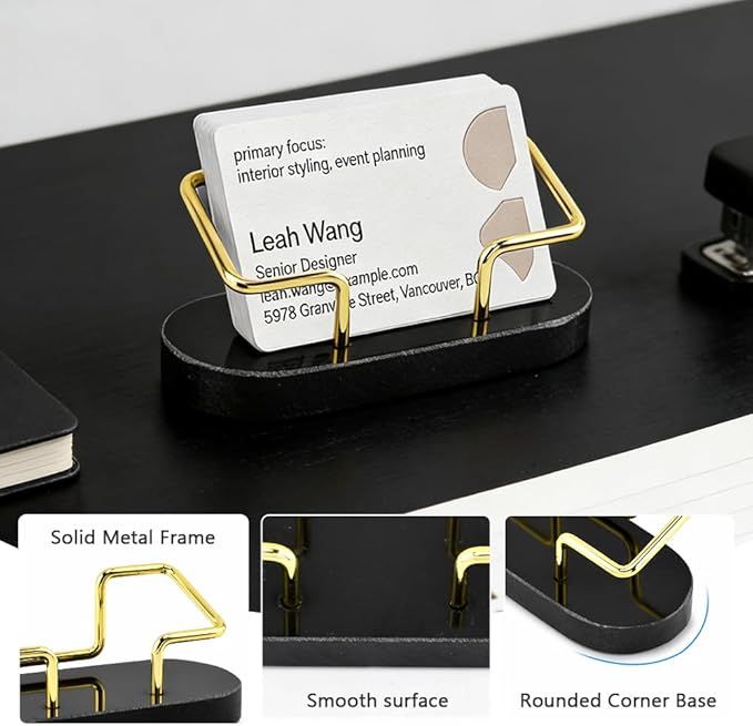Qirvaten 2 Pieces Business Card Holder - Image 3