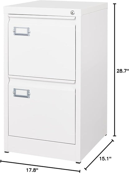 BYNSOE 2 Drawer File Cabinet - Image 3