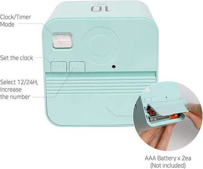 mooas Multi Clock Time Cube Timer, Alarm & Backlight Desk Productivity - Image 6