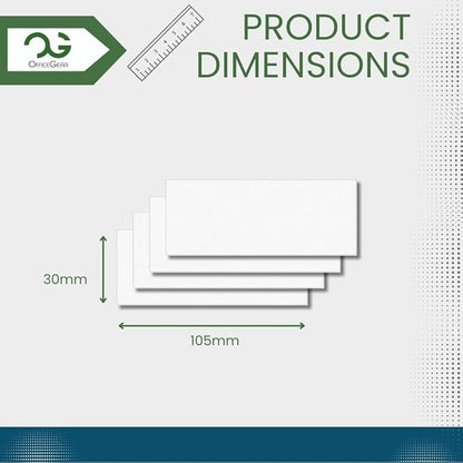 OfficeGear Shelf Edge Barcode Price Ticket Labels 18-up 30x105mm Custom - Image 4