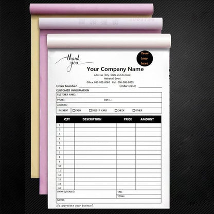 Custom Carbonless Sales Invoice Form Books - Image 2