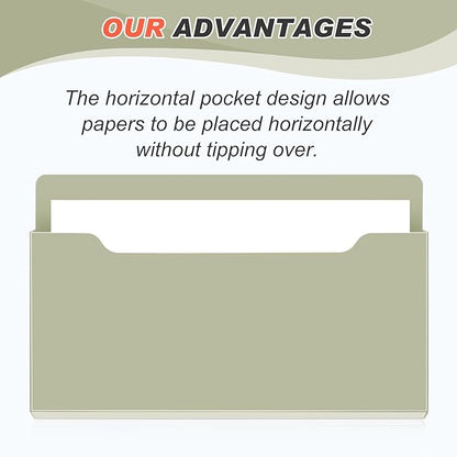 Feifeiya Magnetic Pocket File Holder Large File Folder Organizer Paper Mail - Image 3