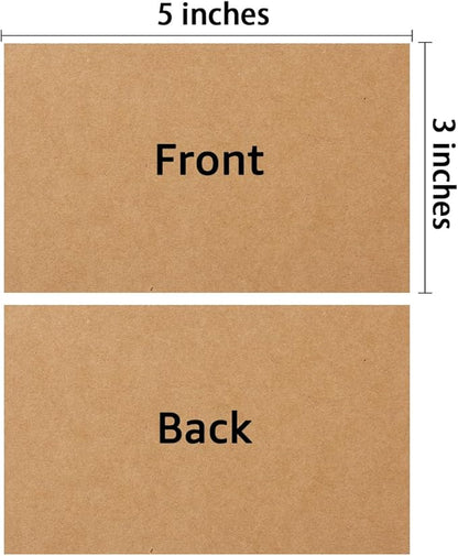 50 Sheets Blank Cardstock Paper 250 GSM Thick Heavy Cards Stock - Image 2