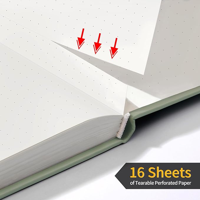 Annecy Numbered Bullet Dotted Journal Notebook, Medium 5.5x 8.25, 160 Pages - Image 4
