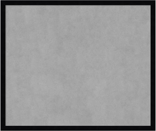 Amanti Art Black Framed Magnetic Board 21x25 Medium Vision Board by AmantiArt