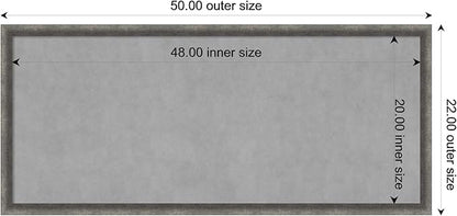 Amanti Art Grey Framed Magnetic Board 22x50 Oversize Vision Board - Image 4