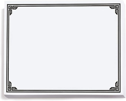 PaperDirect Black on White Classic Specialty Certificates, 8½ x11, Foil Accents by PaperDirect