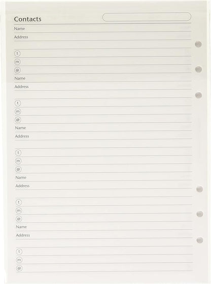 Filofax A5 Name/Address/Phone/Fax by Filofax