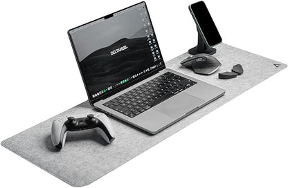 DELTAHUB - Minimalistic Felt Desk Protective Pad, Easy Glide, Long Lasting by DELTAHUB