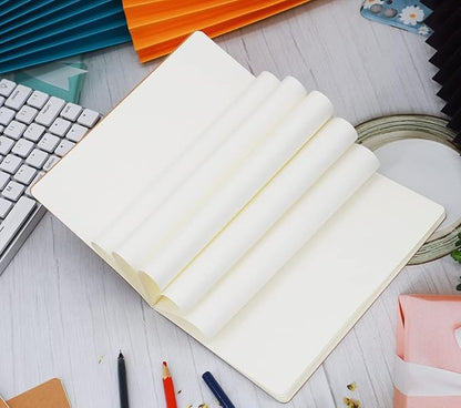 Zegrox 12 Pack A5 Kraft Notebooks, 60 Blank Pages Travel Journal Bulk, Soft - Image 3