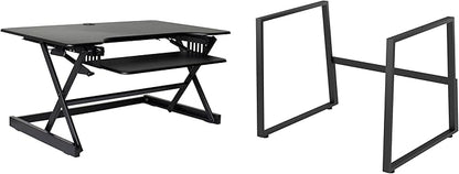 Rocelco 40" Large Height Adjustable Standing Desk by Rocelco