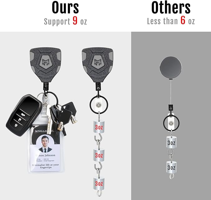 MNGARISTA Heavy Duty Retractable Keychain - Image 4