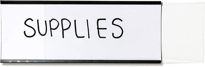 SmartSign Magnetic 'C' Channel Label Holders | 2.5" x 6" Pack of 10 - Image 4