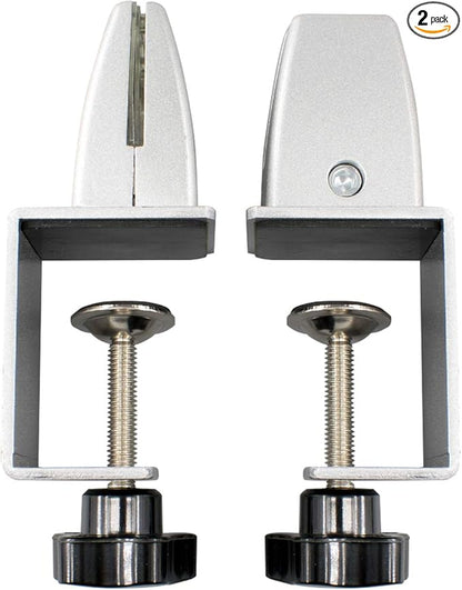 Sneeze Guard Support Clamp Partition Aluminum Adjustable Partition Support by noonebutyou