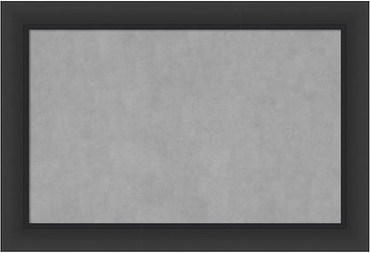Amanti Art Black Framed Magnetic Board 25x37 Large Vision Board by AmantiArt