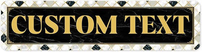 Custom Sign, Custom Street Sign, 11 Font Colors, 13 Font Styles, 4 Hole Options by MySignCenter