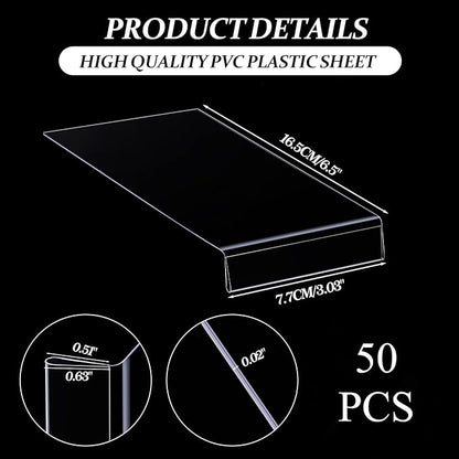 Containlol 50 Pcs Moveable Shelf Label Holders - Image 2