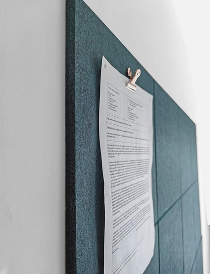 DECORITA Dark Green Bulletin Board | Large Cork Boards Alternative - Image 4