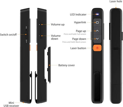 AMERTEER Wireless Presentation clicker - Image 3