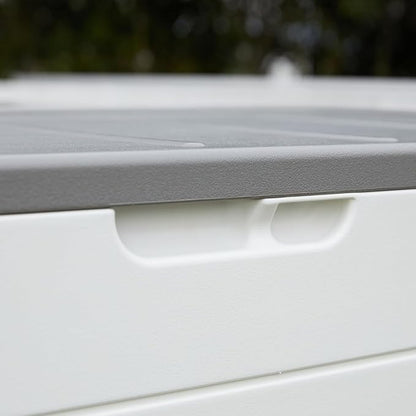 TARKARI Premium Pro Edition 100 Gallon Lockable Resin Deck Box, Waterproof & - Image 6