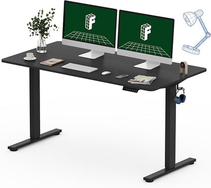 FLEXISPOT One-Piece Electric Standing Desk, 55 x 28 Inches Adjustable Desk by FlexiSpot