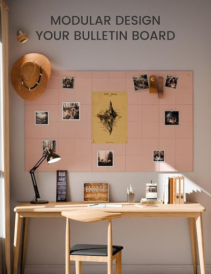 Fluxynara Large Felt Bulletin Board 36" x 24"Cork Board Alternative-6 Pack - Image 5
