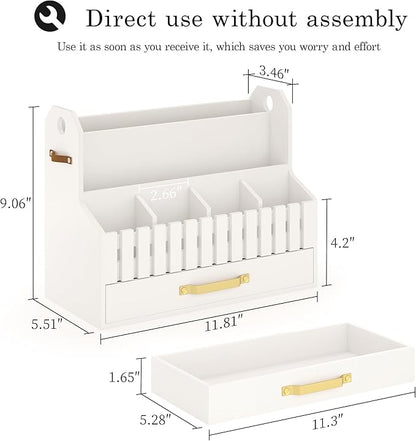 Bamboo Mail Organizer Countertop - Image 3